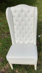 White Throne Chair