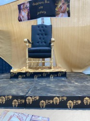 Black Throne Chair